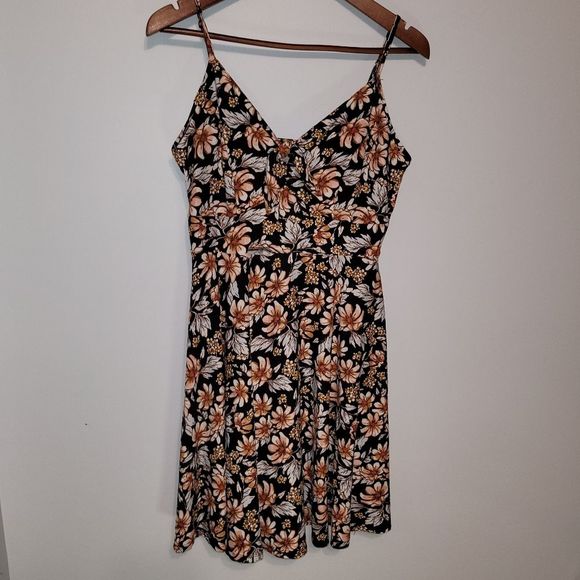 Lily Morgan Super Soft Floral Dress with Spaghetti Straps - Picture 9 of 10